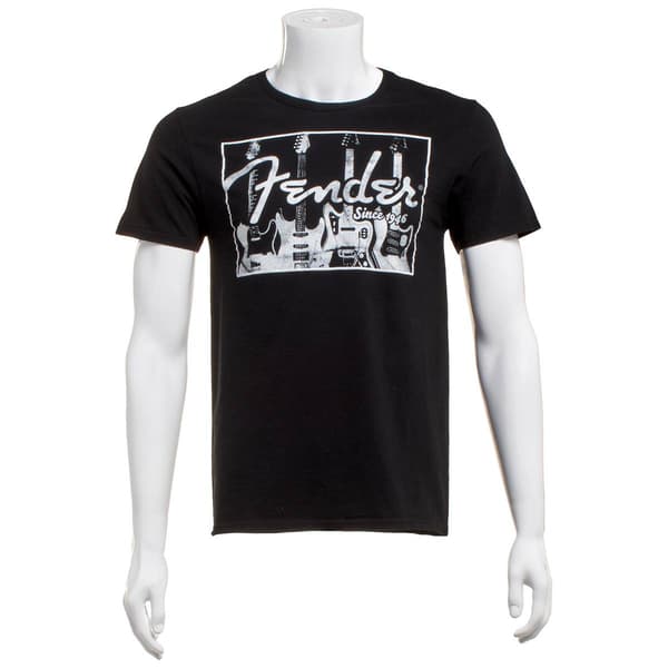 Young Mens Fender(R) Short Sleeve Graphic Tee - Black - image 