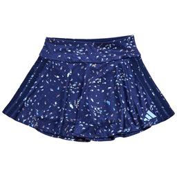 Girls (7-16) adidas(R) Floral 3-Stripe Flounce Skort