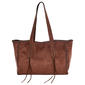 Sam & Hadley Ultrasuede Tote with Charm - image 4