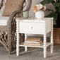 Baxton Studio Rimona End Table with Bobbin Legs - image 9