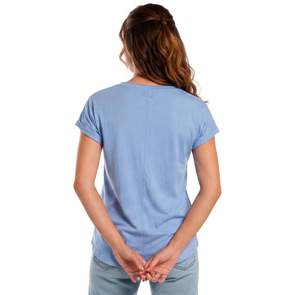 Womens Erika Dolman Sleeve Round Neck Flower Market Tee