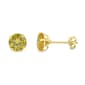 Gemstone Classics&#40;tm&#41; 14kt. 6mm Citrine Stud Earrings - image 1