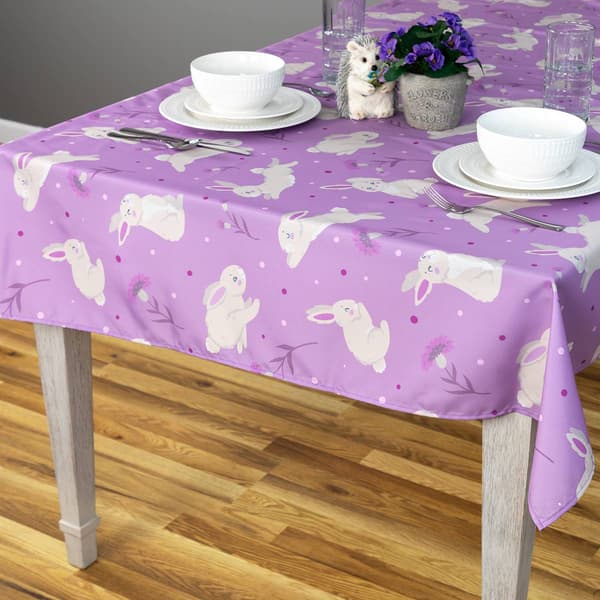 Northlight Seasonal Easter Bunny Rectangular Tablecloth