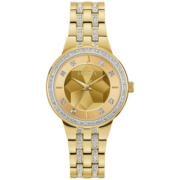 Womens Bulova Phantom Gold-Tone Bracelet Watch - 97L176 - image 