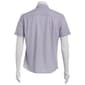 Mens Campia Short Sleeve Poly Spandex Button Down Shirt - Navy - image 3