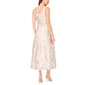 Womens MSK Sleeveless Metallic Floral A-Line Dress - image 2