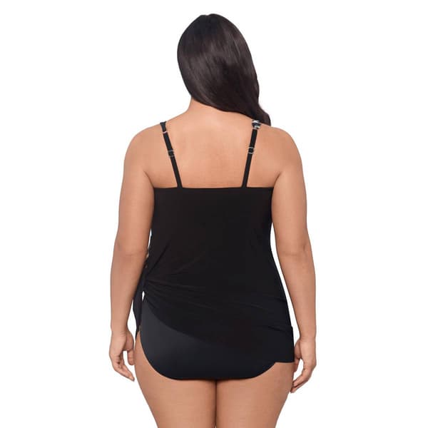 Plus Size Swimshaper Leopard In The Mist Brianna Swimdress