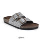 Womens White Mountain Helga Footbed Slide Sandals - image 6