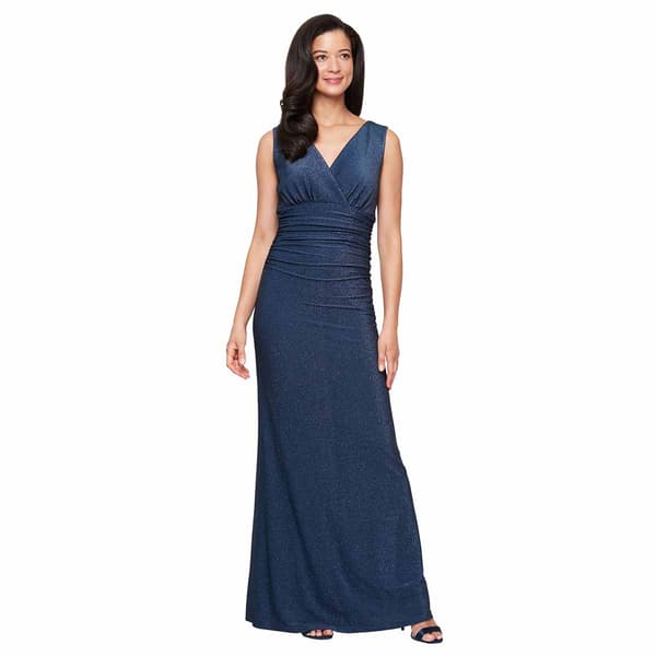 Womens SLNY Surplice Neck Empire Waist Jacket Dress