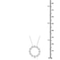 Nova Star® Sterling Silver Lab Grown Diamond Circle Pendant - image 4