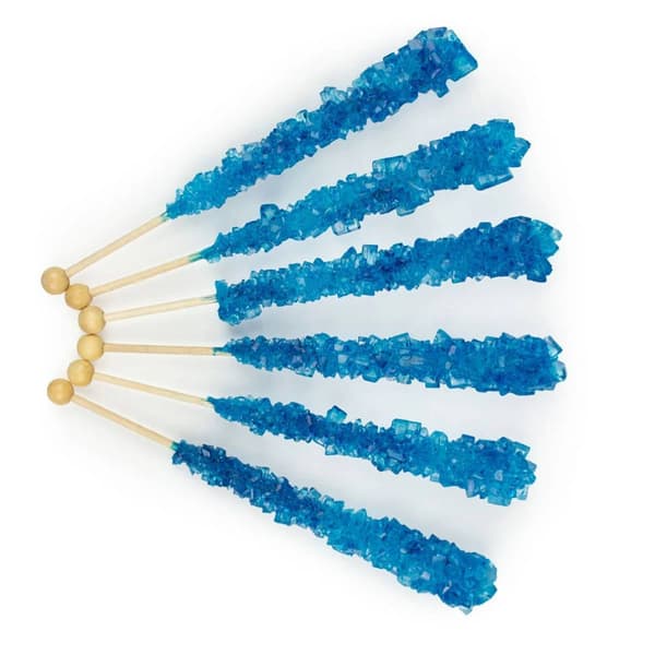 Boscov''s 6pc. Wrapped Raspberry Flavored Rock Candy on a Stick - image 