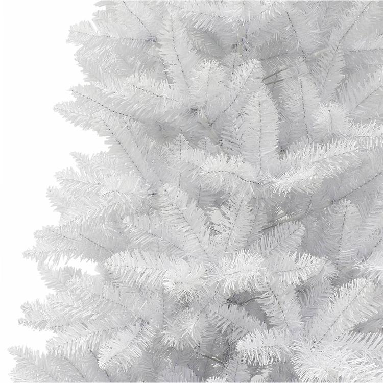 Puleo International 6ft. White Artificial Pine Christmas Tree