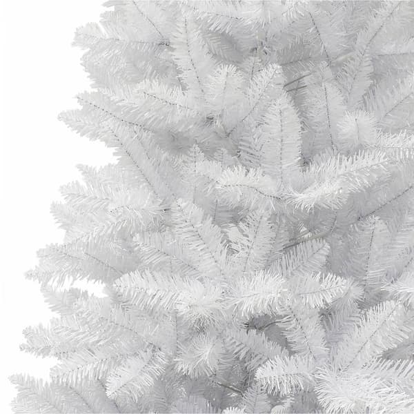 Puleo International 6ft. White Artificial Pine Christmas Tree