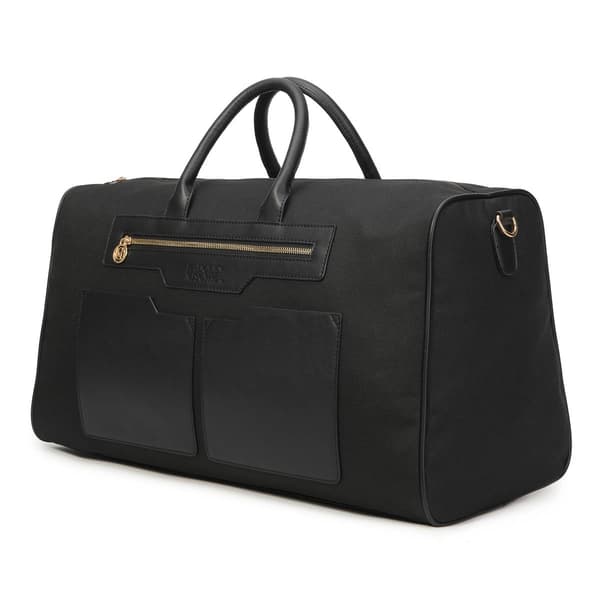 Badgley Mischka Juliet Canvas Weekender Duffel Travel Bag