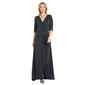 Womens R&M Richards Elbow Sleeve Twist Front Evening Gown - image 1