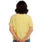 Womens Notations Flutter Sleeve Rhinestone Button Front Blouse - image 2