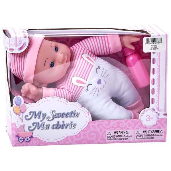 11in. Doll w/ Bottle - image 