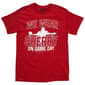 Mens Tailgate Temple Football We Wear Cherry Short Sleeve Tee - image 1