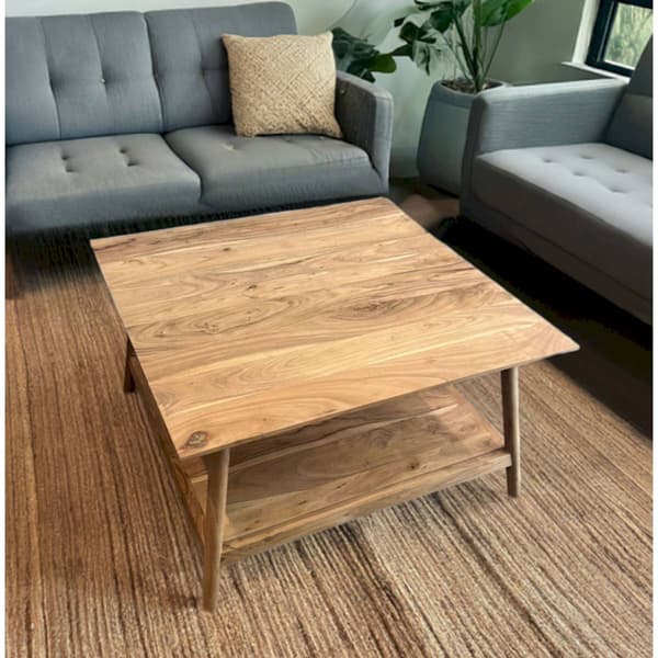 Fairway Avenue Home™ Solid Acacia Square Coffee Table