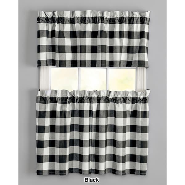 Classic Check Woven Valance - 52x16