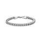 Mens Lynx Stainless Steel Foxtail Chain Necklace & Bracelet Set - image 3