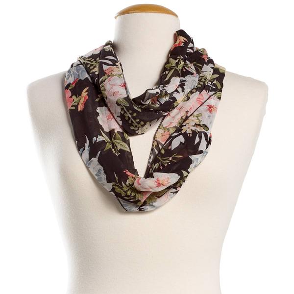 Womens Renshun Floral Loop Scarf - image 