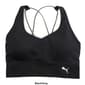 Womens Puma&#174; Mirrored Rib Cross Back Sports Bra - image 2