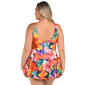 Plus Size Maxine Hibiscus Princess Seam One Piece Swimdress - image 2