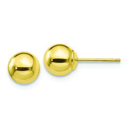 Gold Classics(tm) 10kt. Polished 6mm Ball Post Earrings