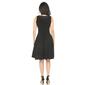 Womens White Mark Solid Fit and Flare Dress - image 2