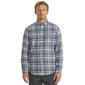 Mens LANDS END(R) Campside Flannel Shirt - Riverside - image 1