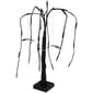 Northlight Seasonal 24in. LED Black Glittered Willow Tree - image 4