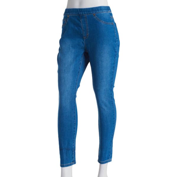 Petite Architect(R) Pull On Denim Jeans - image 