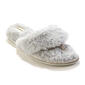 Womens Dearfoams(R) Textured Terry Slide Slippers - image 1