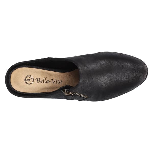 Womens Bella Vita Carlene Chunky Heel Mules