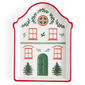Spode Christmas Village Tidbit Tray - Red - image 1