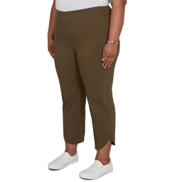 Plus Size Emaline La Vita Costiera Pull On Straight Leg Pants