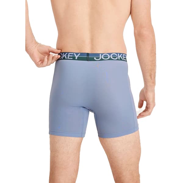 Mens Jockey® 3pk. Infinite Cool Boxer Briefs - Blue/Green