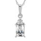 Forever New Baguette White Cubic Zirconia Pendant Necklace - image 1