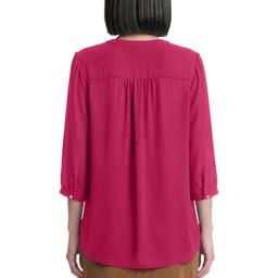 Petite Jones New York 3/4 Sleeve V-Neck Button Front Blouse