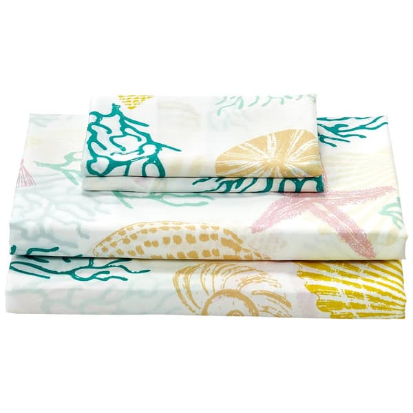 Bedding Essentials by Ashley Cooper(tm) Pastel Shell Sheet Set