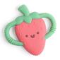 Baby Unisex Itzy Ritzy Strawberry Silicone Teether - image 1