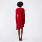 Womens Emma & Michele Long Sleeve Stud Embellished Sheath Dress - image 2