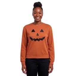 Womens Remi James Long Sleeve Pumpkin Sweatshirt