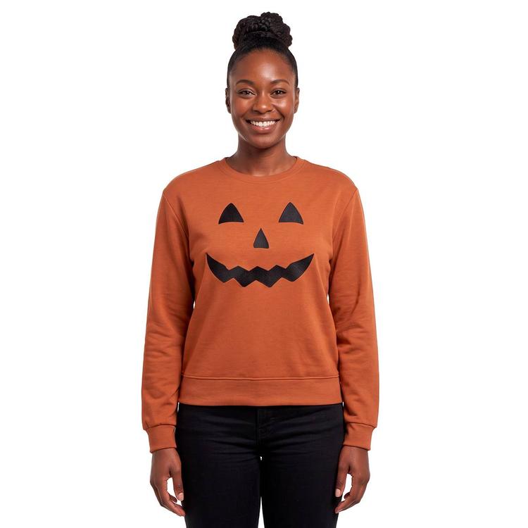 Womens Remi James Long Sleeve Pumpkin Sweatshirt