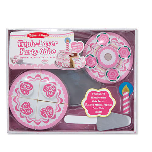 Melissa &amp; Doug® Triple-Layer Party Cake