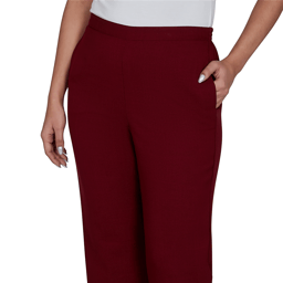 Womens Alfred Dunner Union Square Pull On Pants - Short Length