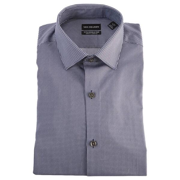 Mens Van Heusen Ultra Wrinkle Free Slim Fit Dress Shirt - image 