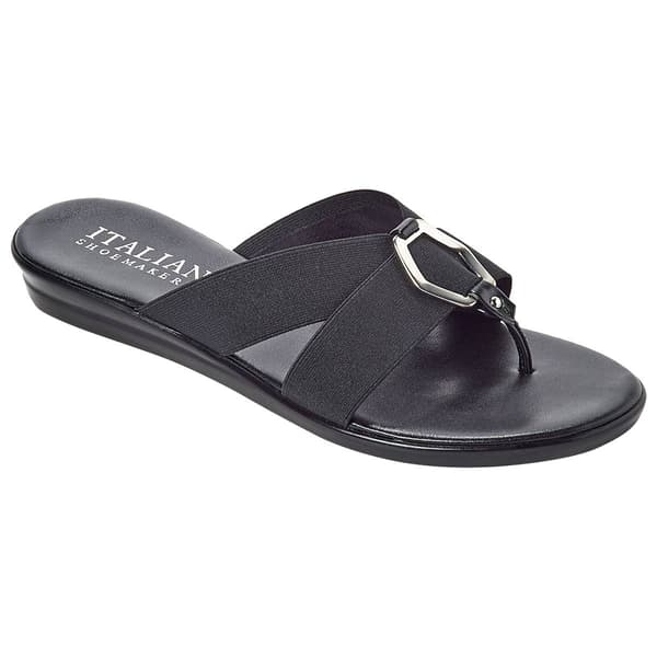 Womens Italian Shoemakers Dino Slide Sandals - image 