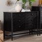Baxton Studio Brantley Spindle 6-Drawer Dresser - image 9